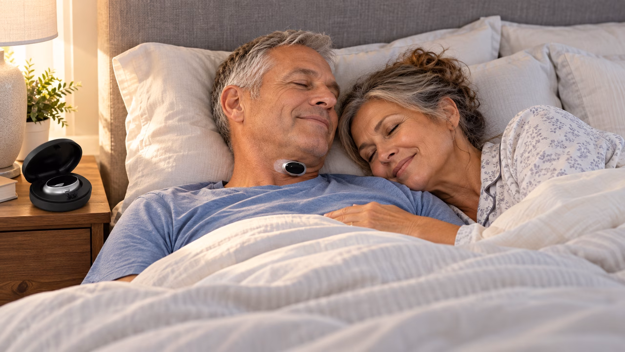 SleepEase Pro gibt Paaren eine einfachere Möglichkeit, Schnarchen anzugehen – ohne sperrige Ausrüstung für die Nacht